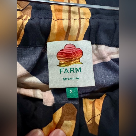 FARM RIO BANANA MAXI SKIRT SMALL - Picture 6 of 7